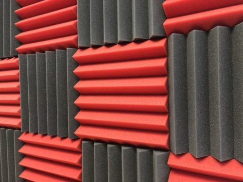 12 pcs Acoustic Sound Adsorbing Wedge Foam Wall Panels