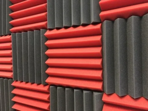 12 pcs Acoustic Sound Adsorbing Wedge Foam Wall Panels
