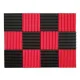 12 pcs Acoustic Sound Adsorbing Wedge Foam Wall Panels