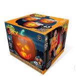 Halloween Talking Animated Pumpkin with Built-In Projector & Speaker