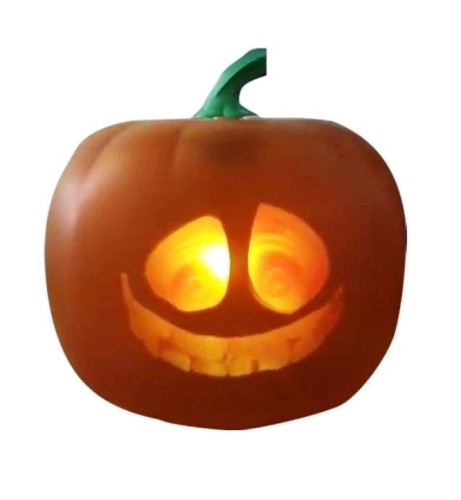 Halloween Talking Animated Pumpkin with Built-In Projector & Speaker