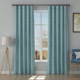 Solid Jacquard Diamond Curtain Drapery IMOGEN