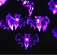 Halloween String Lights - Purple Bats Lights Decorations String Lights