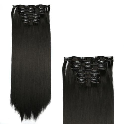 Accesoriu Elegant pentru Perucă, 6 Buc. Extensii de Păr, Lungi, Drepte