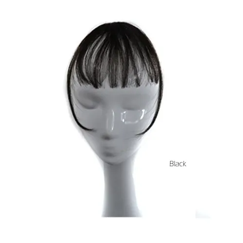 Accesoriu pentru păr sub formă de breton scurt și des, din păr sintetic