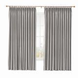 LUCAS Polyester Cotton Silk Curtain Drapery