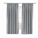 LUCAS Polyester Cotton Silk Curtain Drapery