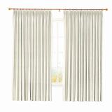 LUCAS Polyester Cotton Silk Curtain Drapery