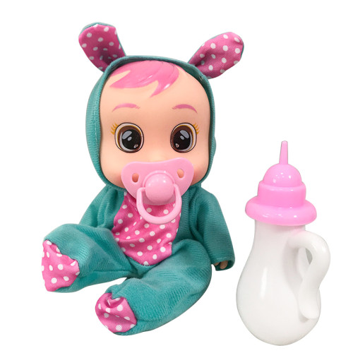 3D Reborn Bebe Dolls 22cm Surprise Tearing Baby Boy Girl Toys Cute Animal Dress Doll Feeding Toy Birthday Gift for children
