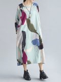 Pink A-line Floral Basic Casual Dress
