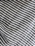 Women Casual Dress Cotton Striped Crew Neck Shift Daily Dresses
