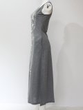Casual A-line Cats Pockets Sleeveless Plus Size Maxi Dress