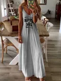Solid Sleeveless Color-Block Dresses