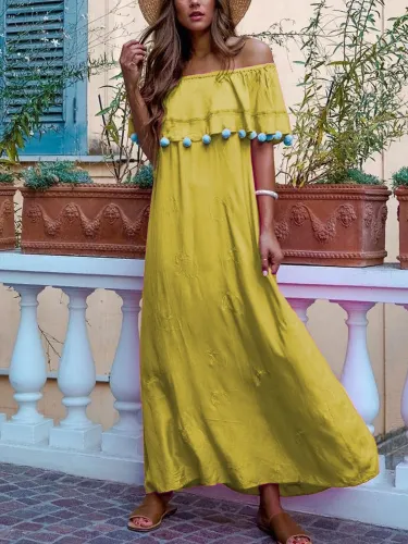 Solid Maxi Dresses