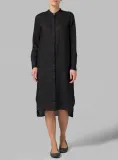 Casual Slit Long Sleeve Dresses