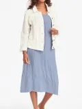 Casual Sleeveless Linen Maxi Dresses