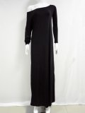 Batwing One Shoulder Casual Dress