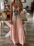 Solid Sleeveless Color-Block Dresses