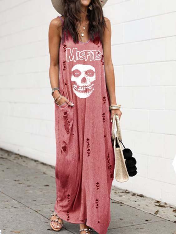 split hem cami dress