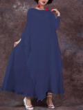 Casual A-Line Linen Maxi Dresses