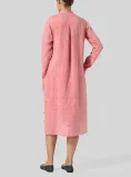 Casual Slit Long Sleeve Dresses