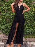 Women Basic Backless Summer Plus Size Dress