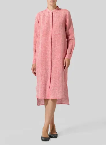 Casual Slit Long Sleeve Dresses
