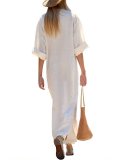 Statement Solid Casual Dress