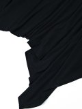 Women Black Color-block Solid Shift Crew Neck Casual Midi Dress