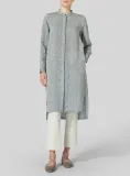 Casual Slit Long Sleeve Dresses