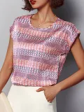 Solid Casual Sleeveless Tops