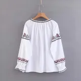 V Neck Long Sleeve Shirts & Tops