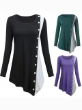 Round Neck Casual T-Shirts