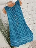 Casual Round Neck Patch Shirts & Tops