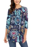 V Neck Half Sleeve Shirts & Tops