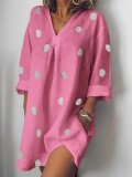 Sweet Pockets Long Sleeve Dresses