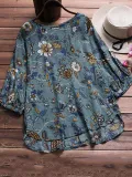 Women Casual Loose Tops Tunic Blouse Shirt