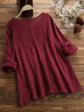 Women Casual Loose Tops Tunic Blouse Shirt