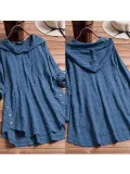 Women Casual Loose Tops Tunic Blouse Shirt