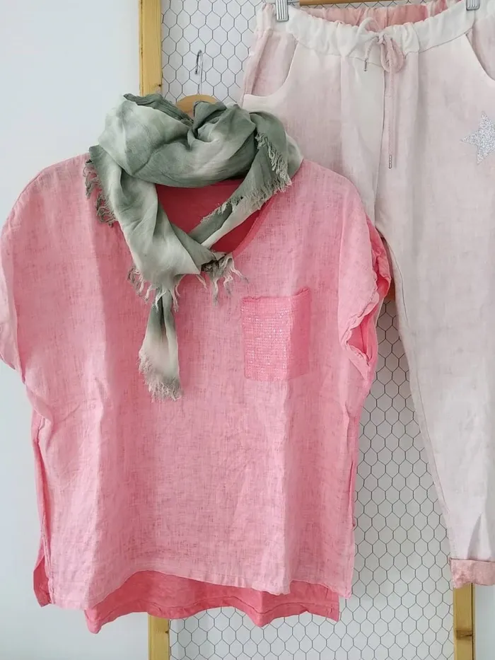 Women plus size short sleeve cotton casual TOP