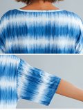 Plus Size  Women  Short  Sleeve  Digital  Floral   Casual  Tops