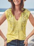 Short Sleeve Floral-Print Shirts & Tops