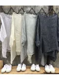 Round Neck Long Sleeve Casual Shirts & Tops