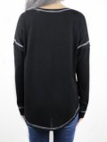 Solid Vintage Buttoned Long Sleeve T-Shirts