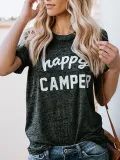 Women Casual Printed Tops Tunic T Shirt