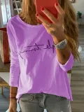 Long Sleeve Printed Casual Shirts & Tops