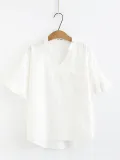 Women Casual Plus Size Tops Tunic Blouse Shirt