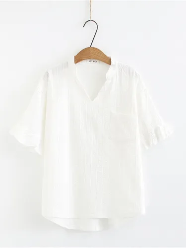 Women Casual Plus Size Tops Tunic Blouse Shirt