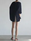 Casual Plain Crew Neck T-Shirts