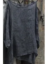 Round Neck Long Sleeve Casual Shirts & Tops